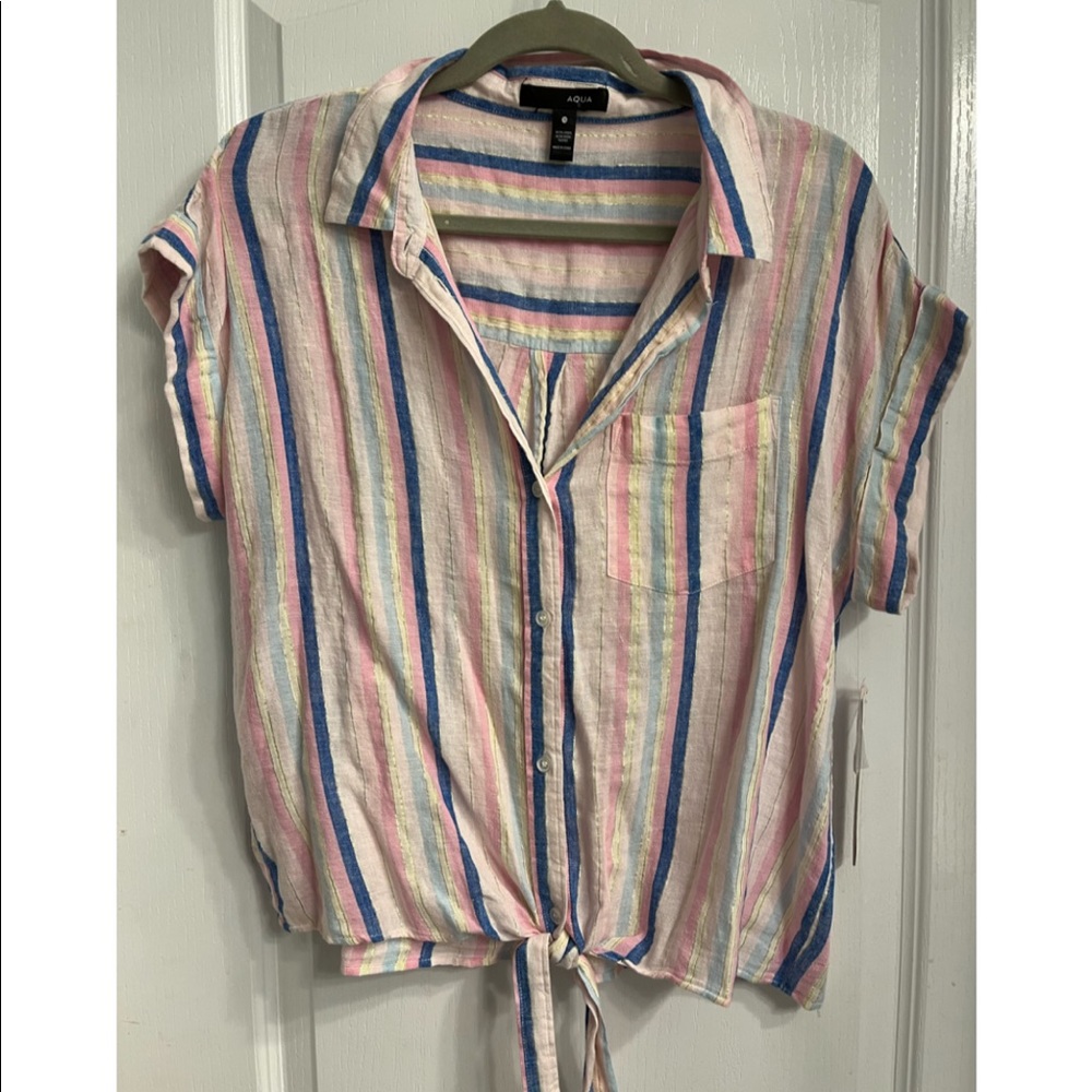 NWT Aqua top